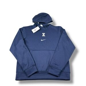 NWT Nike Dri-Fit Illinois Fighting Illini Spotlight Hoodie Center Swoosh Mens S